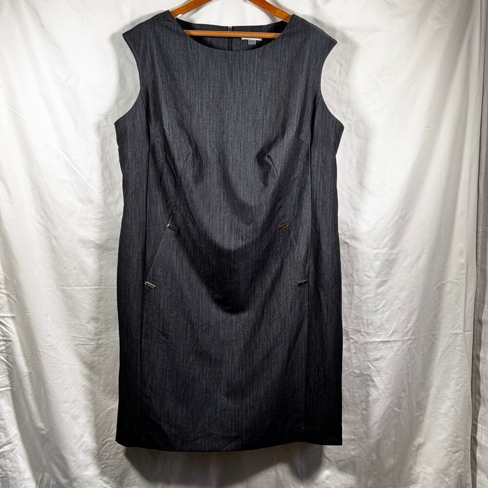Calvin Klein Shift Dress Size 18W Business Chic Classi